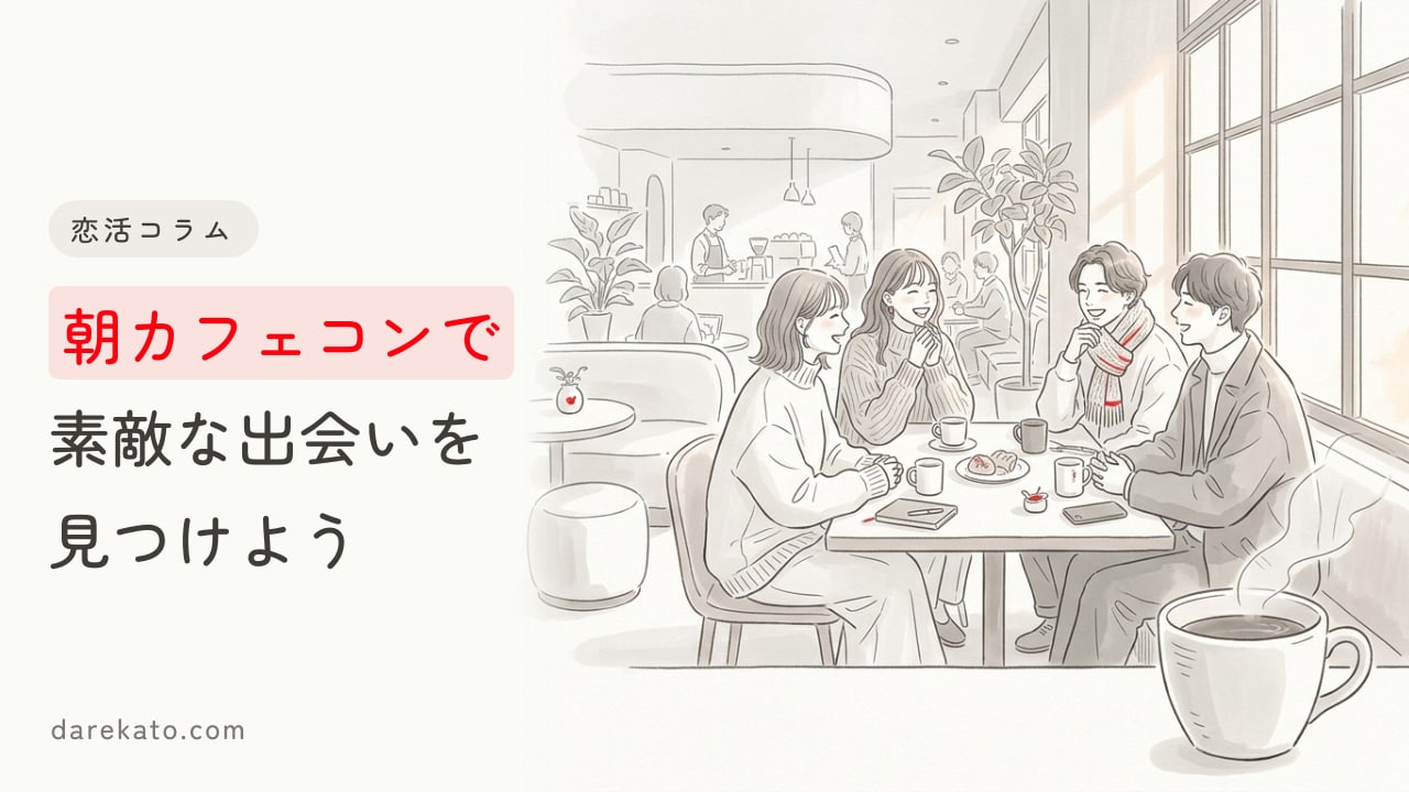 朝活と婚活は相性バツグン!朝カフェコンや朝街コンの新しい魅力とは